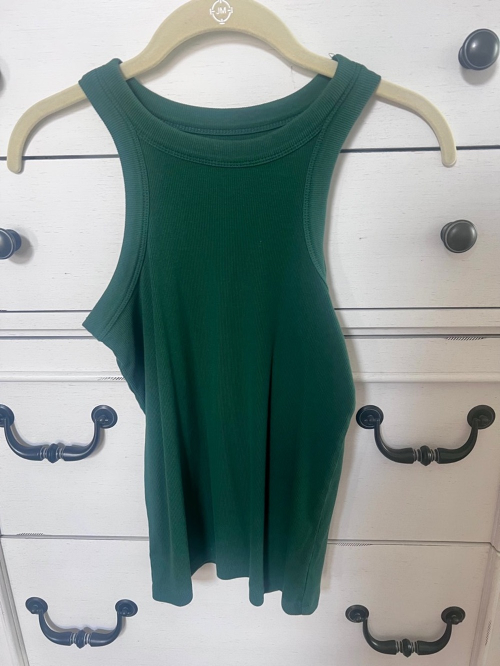 Loft Ribbed High Neck Tank.